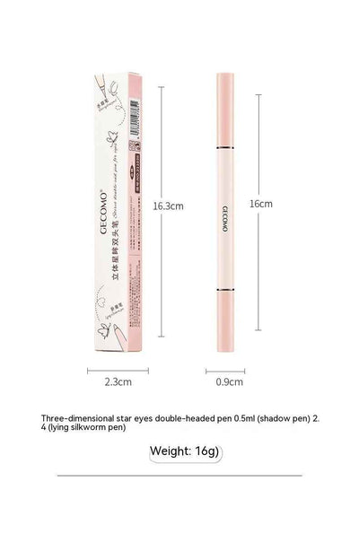 Three-dimensional Star Eyes Double-headed Eye Shadow Pen Makeup