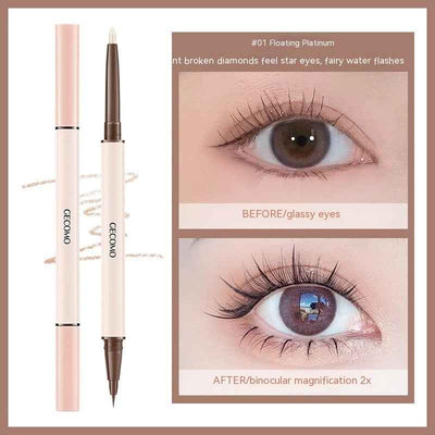 Three-dimensional Star Eyes Double-headed Eye Shadow Pen Makeup