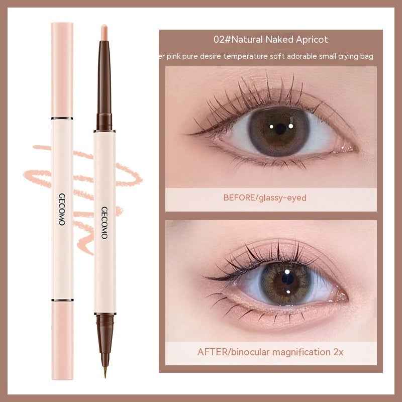 Three-dimensional Star Eyes Double-headed Eye Shadow Pen Makeup