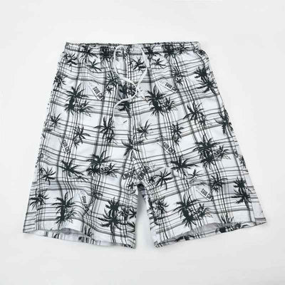 Fashion Men's Casual Printed Five-point Swimming Trunks