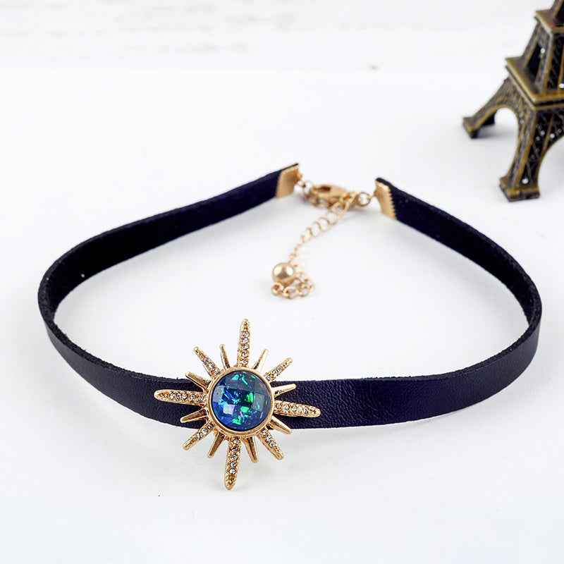 Unique resin crystal star flower gifts fashion jewelry