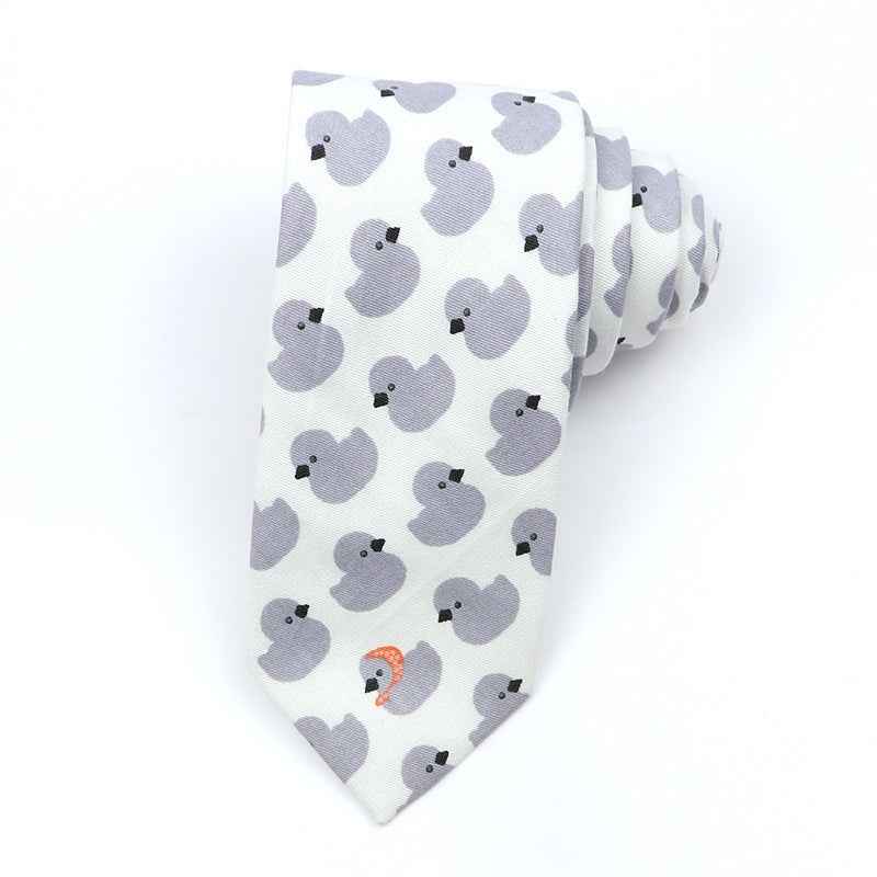 Korean Style Narrow Men's Clothing Cotton Tie