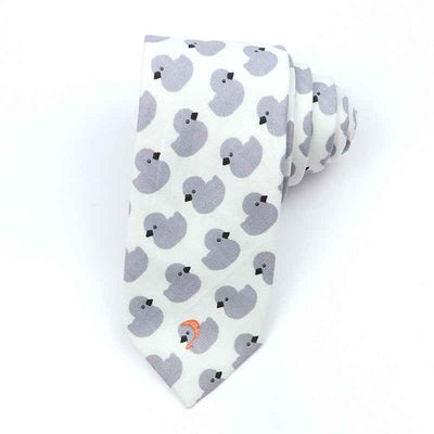Korean Style Narrow Men's Clothing Cotton Tie