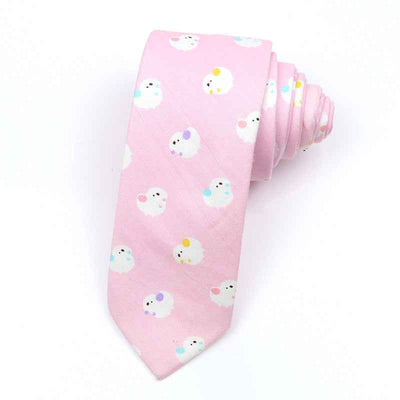 Korean Style Narrow Men's Clothing Cotton Tie