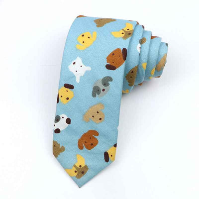 Korean Style Narrow Men's Clothing Cotton Tie