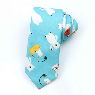 Korean Style Narrow Men's Clothing Cotton Tie