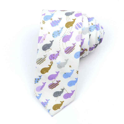 Korean Style Narrow Men's Clothing Cotton Tie