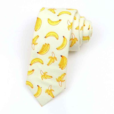 Korean Style Narrow Men's Clothing Cotton Tie