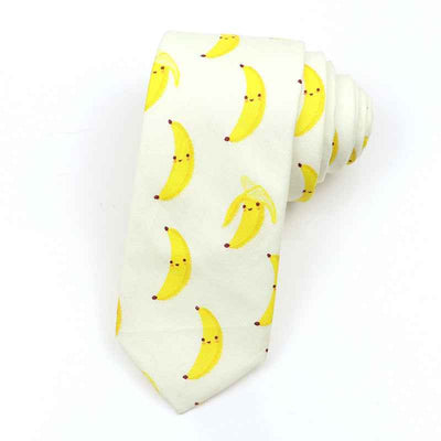 Korean Style Narrow Men's Clothing Cotton Tie