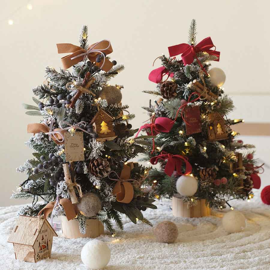 Desktop With Lights Diy Decoration Ins Decoration New Christmas