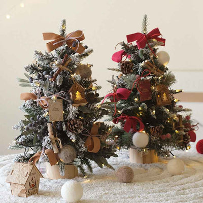 Desktop With Lights Diy Decoration Ins Decoration New Christmas