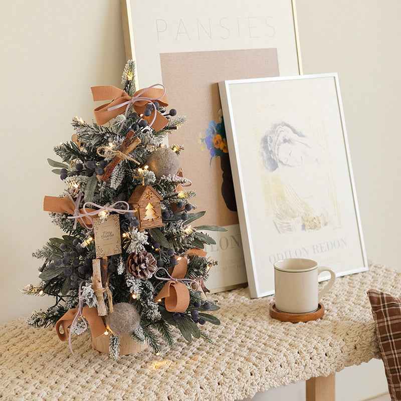 Desktop With Lights Diy Decoration Ins Decoration New Christmas