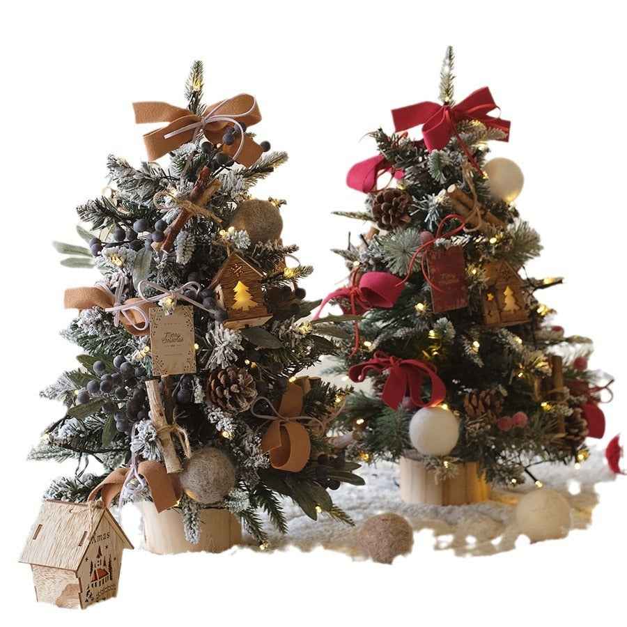 Desktop With Lights Diy Decoration Ins Decoration New Christmas