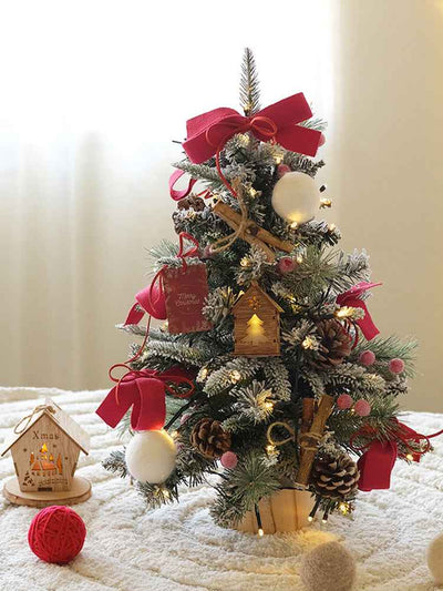 Desktop With Lights Diy Decoration Ins Decoration New Christmas