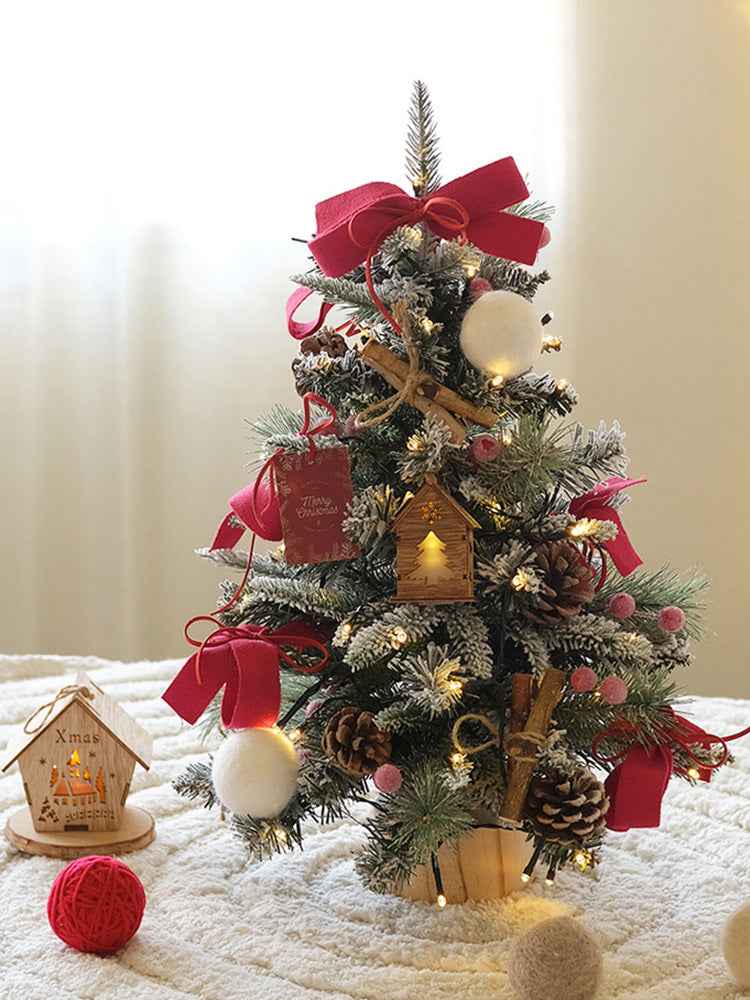 Desktop With Lights Diy Decoration Ins Decoration New Christmas