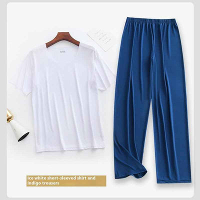 Summer Thin Homewear Suit Pajamas