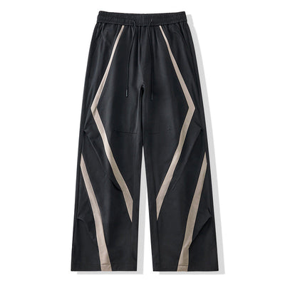 American Style Trend Mixed Color Stripe Casual Pants SHOPPORA