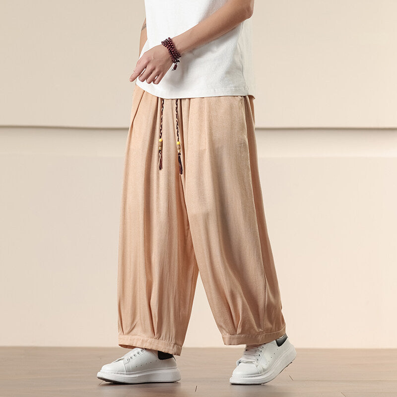 Casual Men's Retro Loose Plus Size Harem Pants SHOPPORA