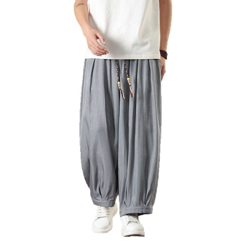 Casual Men's Retro Loose Plus Size Harem Pants SHOPPORA