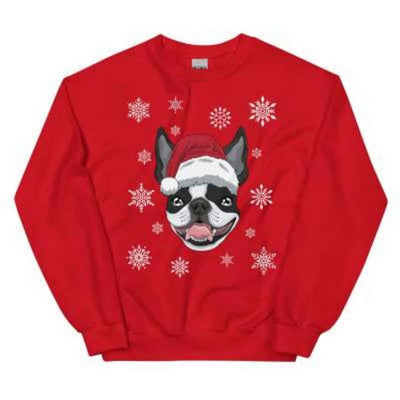 Christmas Movie Boston Terrier Sweatshirt