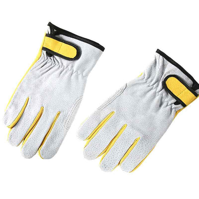 Arc-welder's Gloves Short Work Welding Labor Protection Leather Gloves