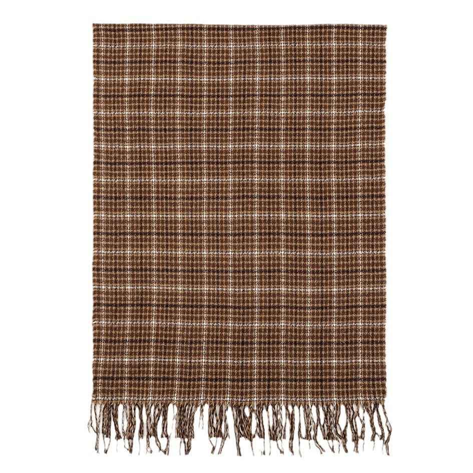 Men's And Women's Cashmere Plaid Tassel Scarf