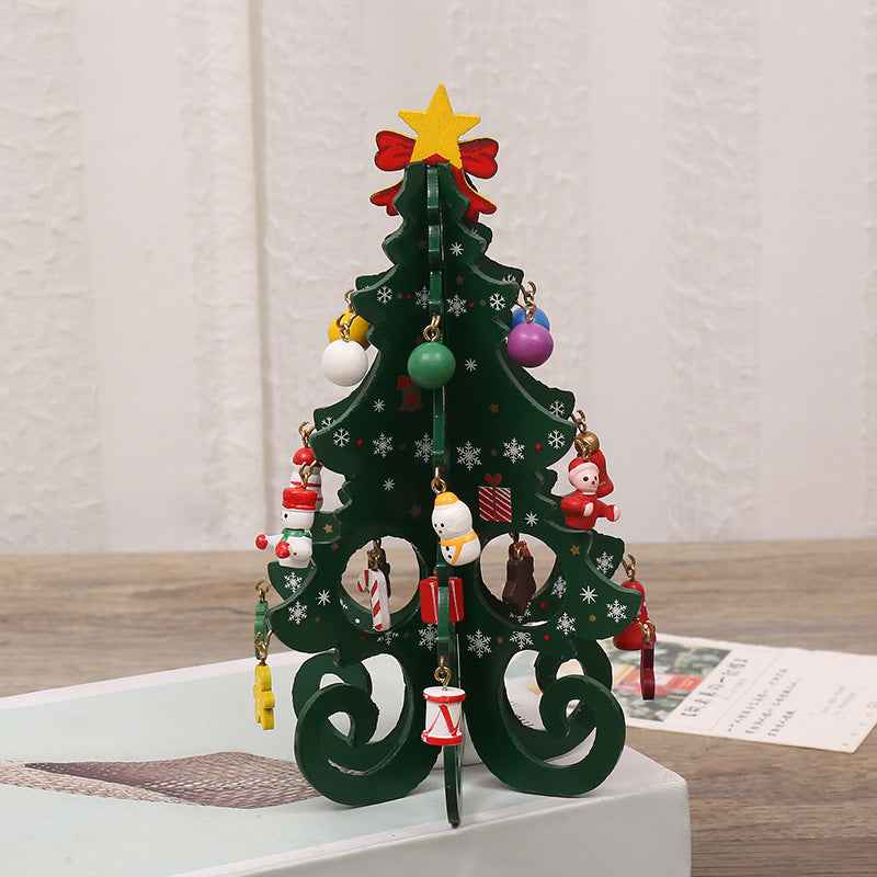 Christmas tree scene decoration