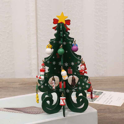 Christmas tree scene decoration