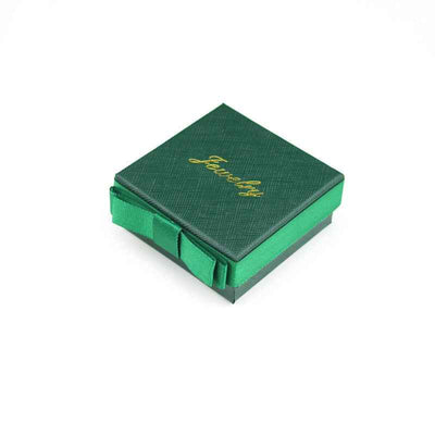 Packaging Gift Box Dark Green Bow Jewelry Box Ring Box Necklace Box Jewelry Box Bracelet Box Wholesale