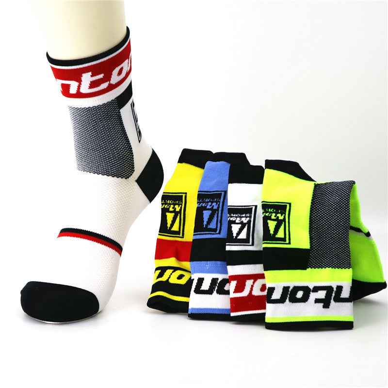 Cycling Socks Long Tube Men And Women Outdoor Sports Quick-Drying Running Socks Wear-Resistant Deodorant Bicycle