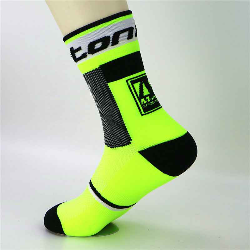 Cycling Socks Long Tube Men And Women Outdoor Sports Quick-Drying Running Socks Wear-Resistant Deodorant Bicycle