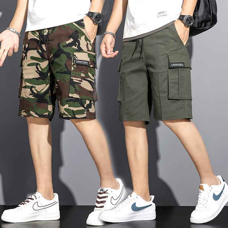 Summer Camouflage 5-point Workwear Shorts Men