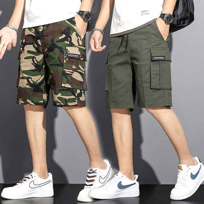Summer Camouflage 5-point Workwear Shorts Men