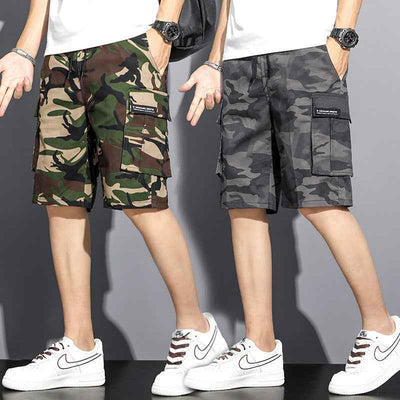 Summer Camouflage 5-point Workwear Shorts Men