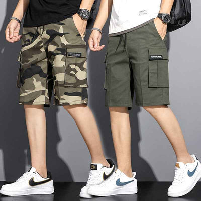 Summer Camouflage 5-point Workwear Shorts Men