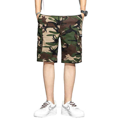 Summer Camouflage 5-point Workwear Shorts Men