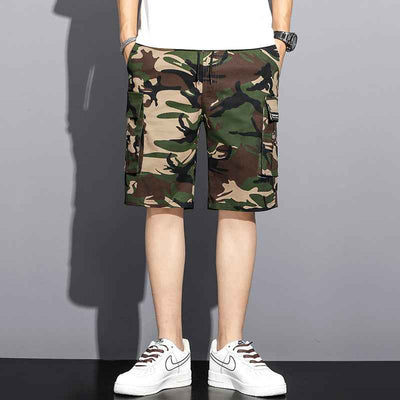 Summer Camouflage 5-point Workwear Shorts Men