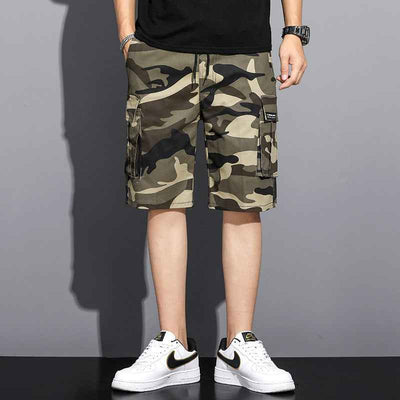 Summer Camouflage 5-point Workwear Shorts Men