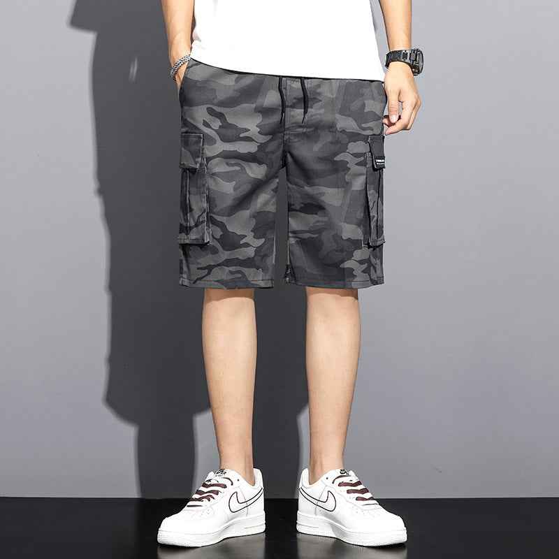 Summer Camouflage 5-point Workwear Shorts Men