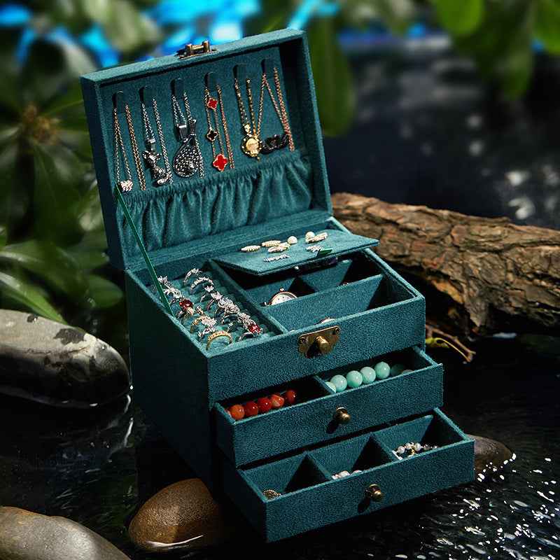 Earrings Gift Box Desktop Multilayer Jewelry
