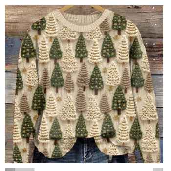 New Women's Pullover Christmas Sweater