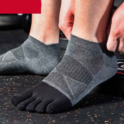 Men's Sweat Absorbent Quick Dry Low Toe Socks