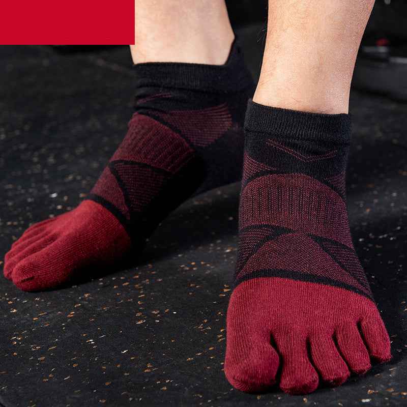 Men's Sweat Absorbent Quick Dry Low Toe Socks