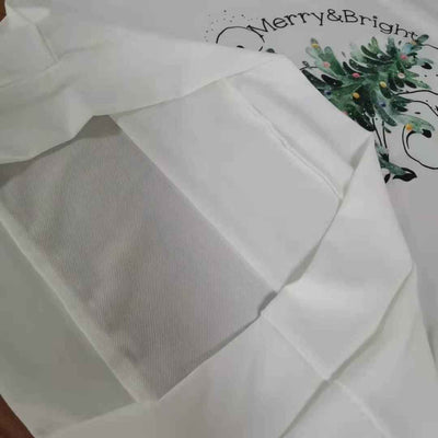 Explosive Contrast Color Christmas Tree Sweater