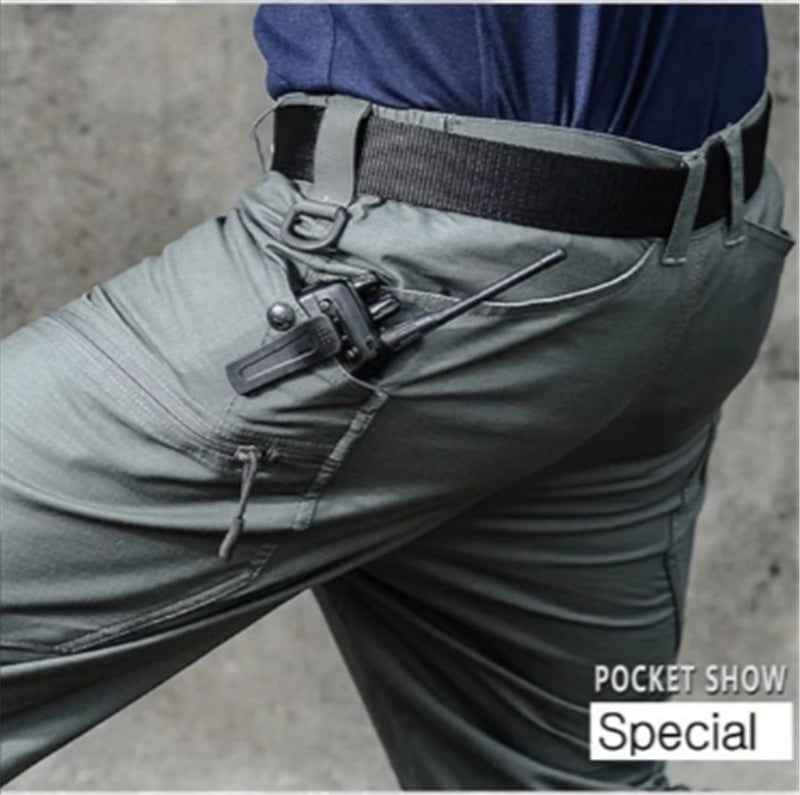 Overalls Men's Self-cultivation Wear-resistant Military Fan Training Pants