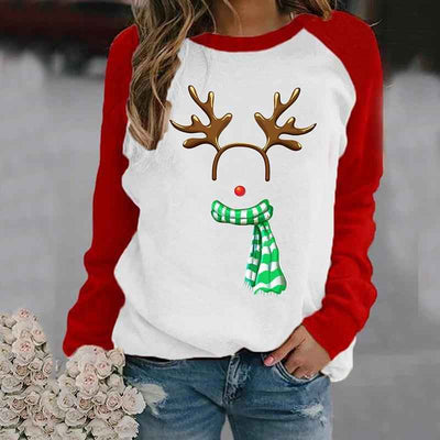 Women's Christmas Casual Printed Sweater