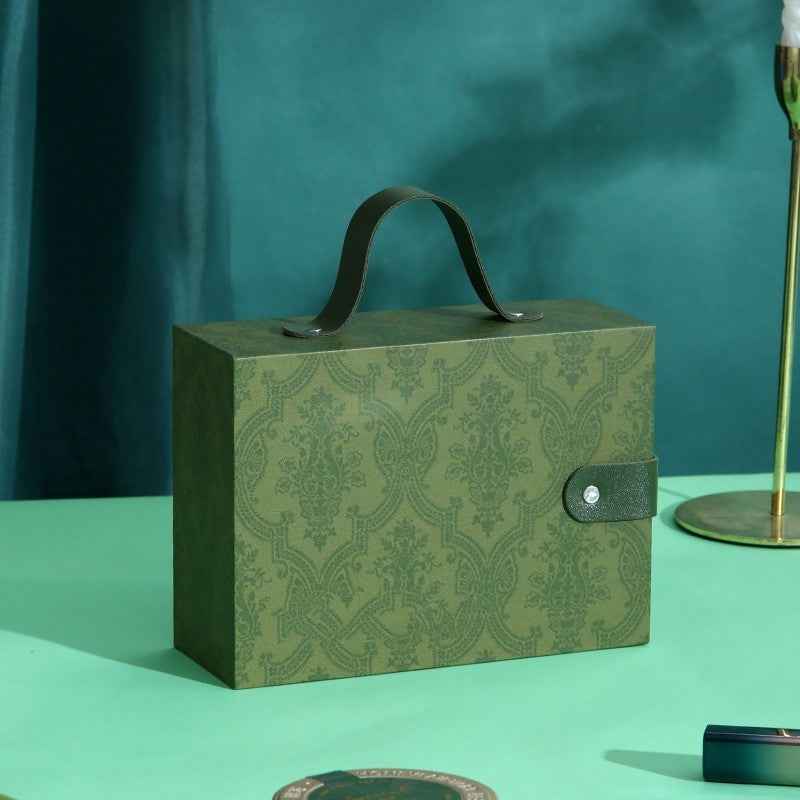 Portable High-grade Green Drawer Box Gift Box