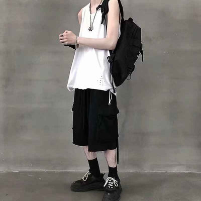 Large Loose Tooling Sports Street Trend Hip Hop Tide Brand Bf Harajuku Style