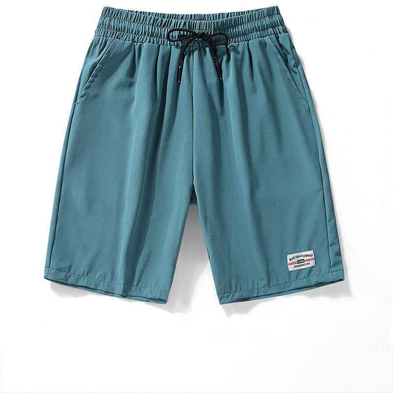 Loose Casual Sports Overalls Pants Trendy Five-Point Beach Pants