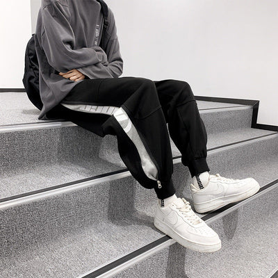 Men's Fashionable Fall Winter Footband Sweatpants SHOPPORA